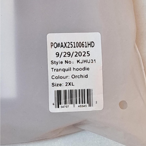 Comfrt Tranquil Hoodie - Orchid (Light Purple) - Unisex Size 2XL - Picture 10 of 10